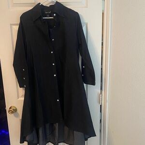 Ashley By 26 International Black High Low Dress